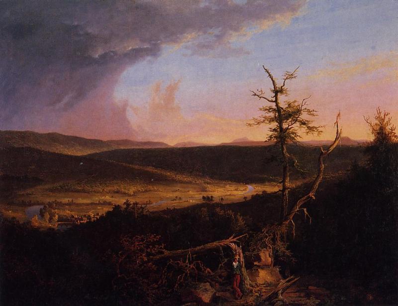 Thomas Cole View on Schoharie oil painting image